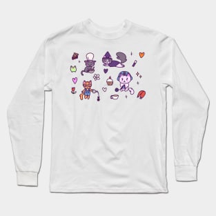 Cats With Hobbies Long Sleeve T-Shirt